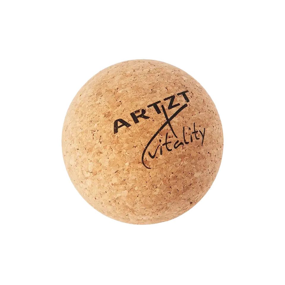 ARTZT vitality Corc Fascia Ball Faszienball Kork Fußsohle