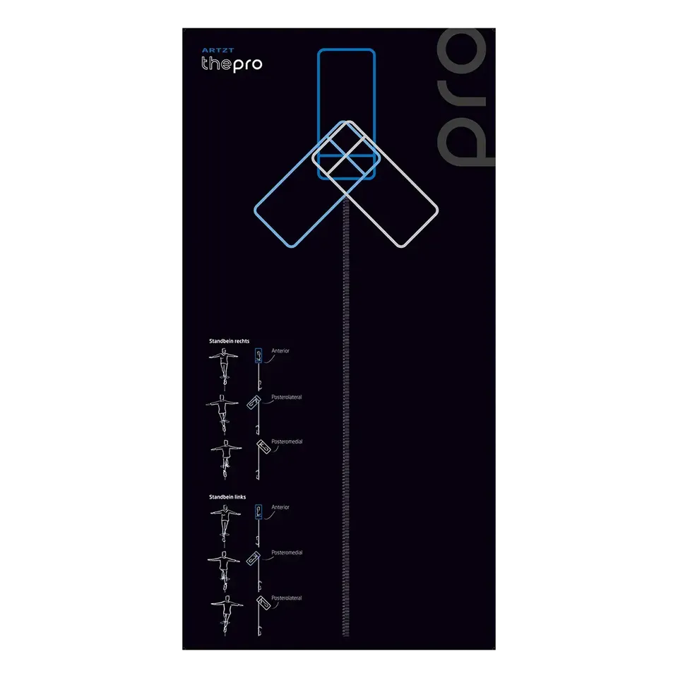 ARTZT thepro Easy Balance Test Balancematte mit Richtungsanzeige