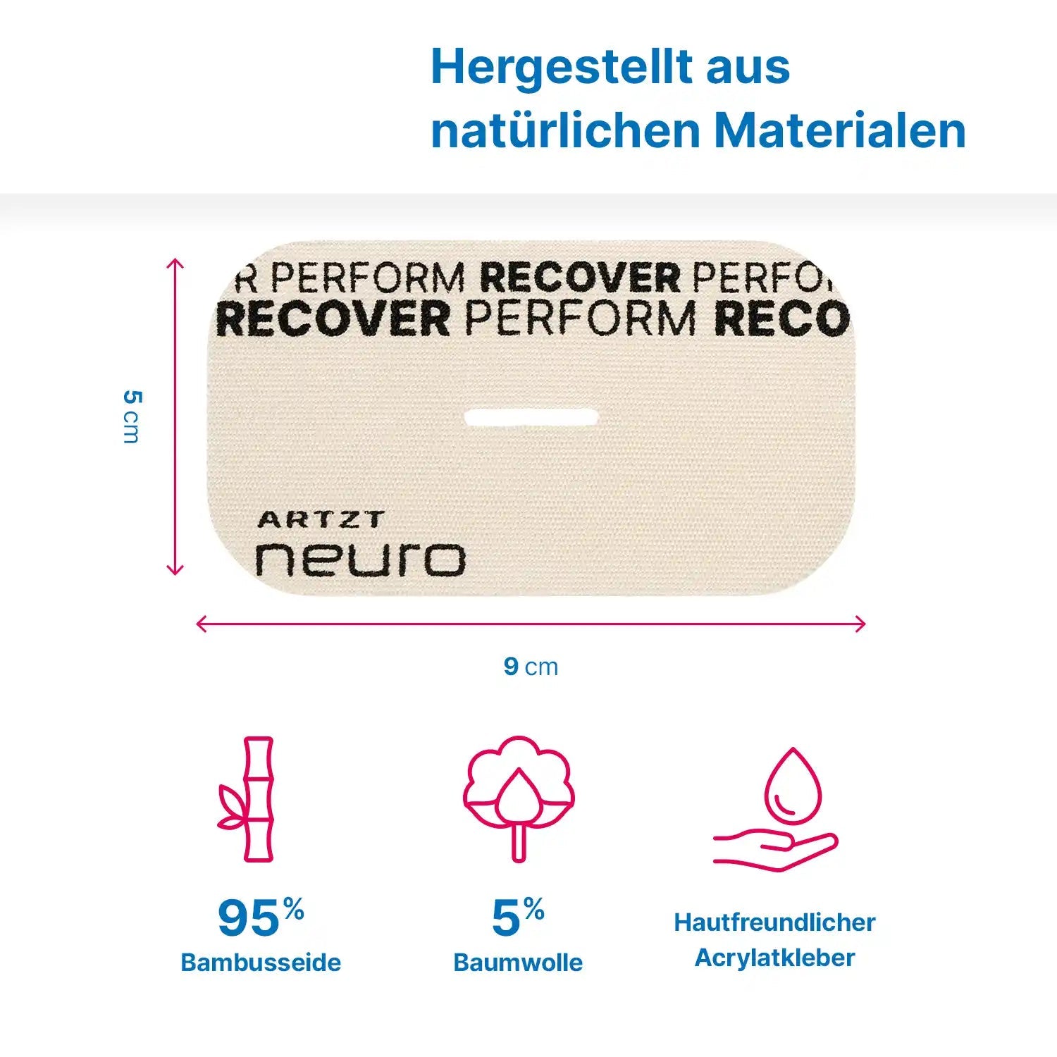 ARTZT neuro Mouth Tape Recovery 30 Stück Nasenatmung