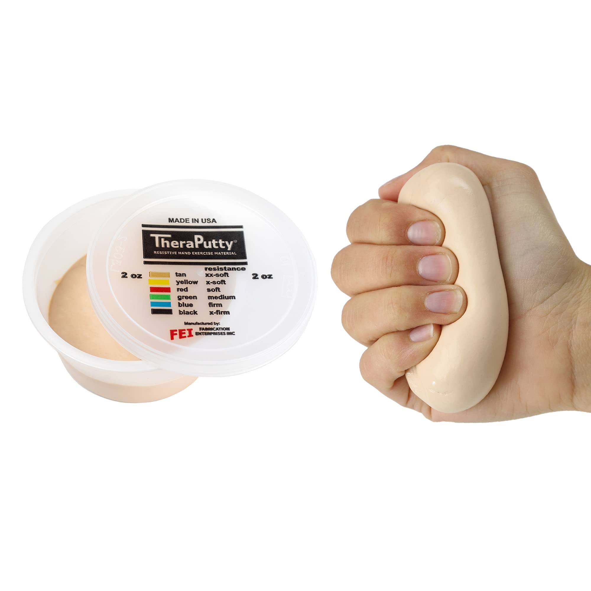 CanDo Theraputty Knetmasse 113 g beige extra leicht