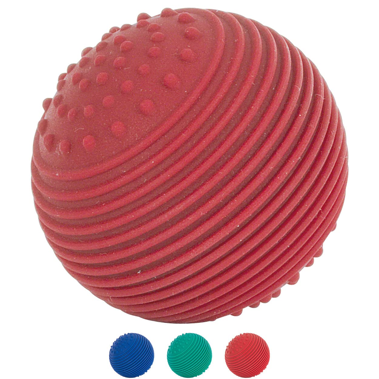 Sport-Tec Wellness Reflexball Noppen Massageball 5,5 cm Blau Motorik