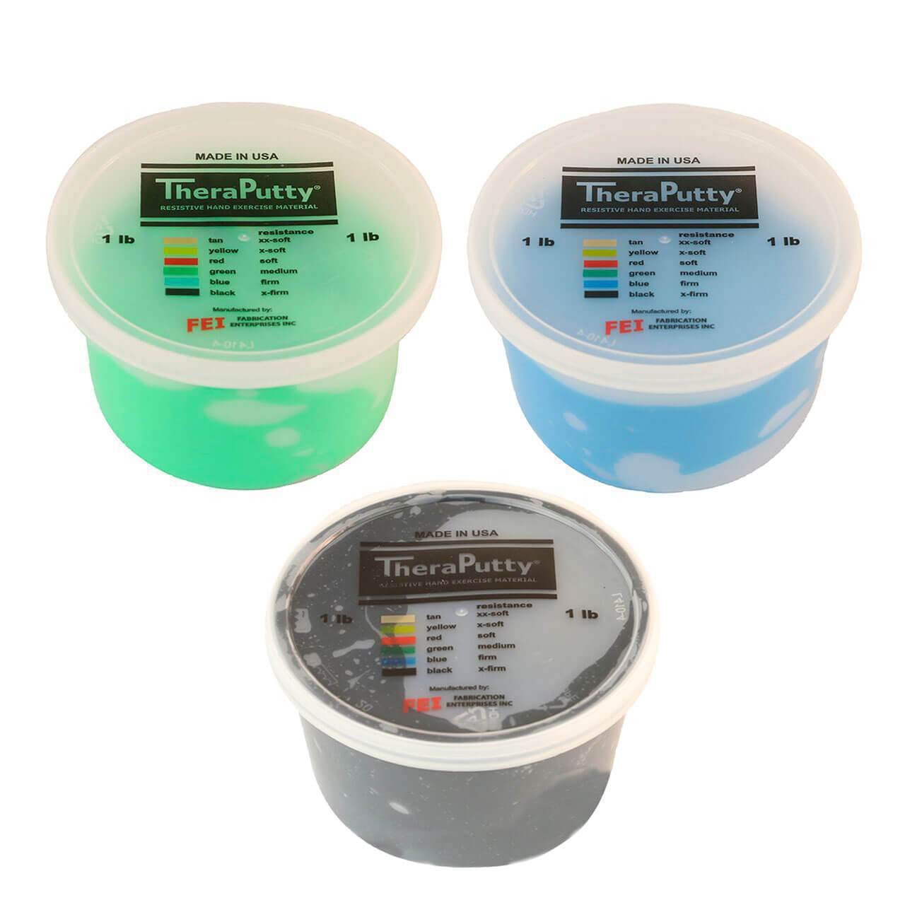 CanDo Theraputty Therapieknete 450 g blau schwer