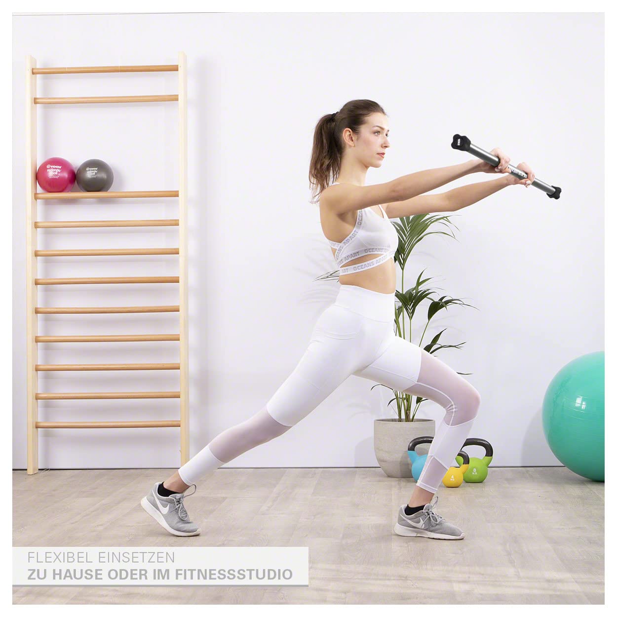 Sport-Tec Gewichtsstange 10 kg schwarz Hantelstange