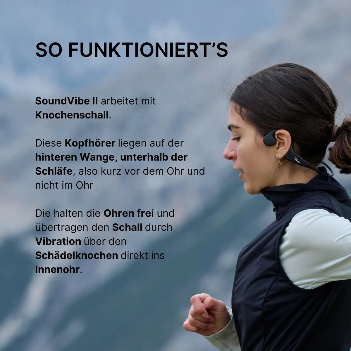 Artzt ARTZT neuro SoundVibe II Knochenschall Kopfhörer Bluetooth