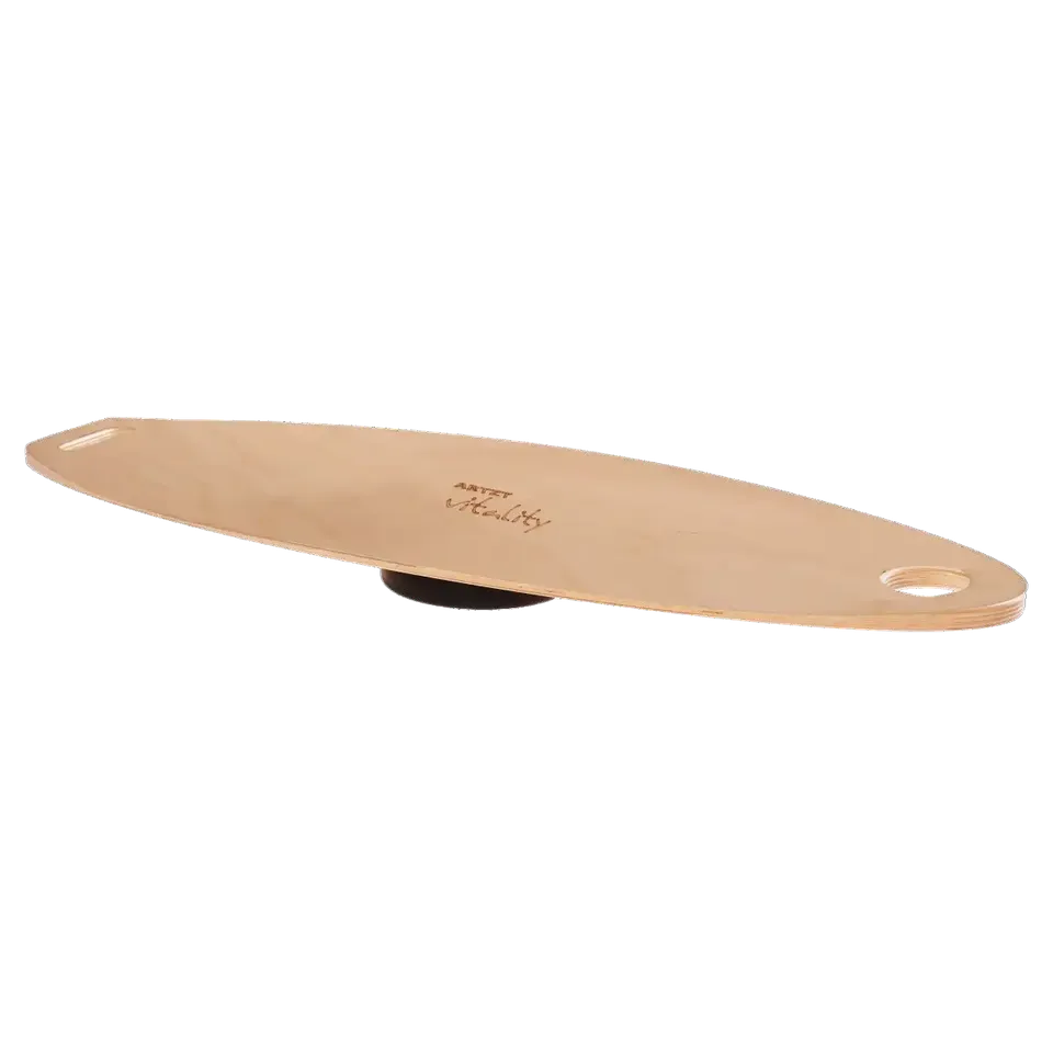 ARTZT vitality Wobblesmart XL Balance Board Holz 75x25 cm