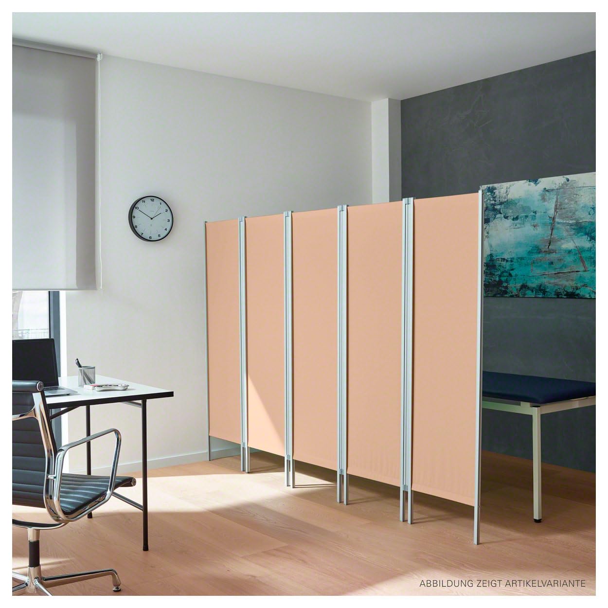 Sport-Tec Praxiseinrichtung Leichtparavent Apricot 165x101 cm