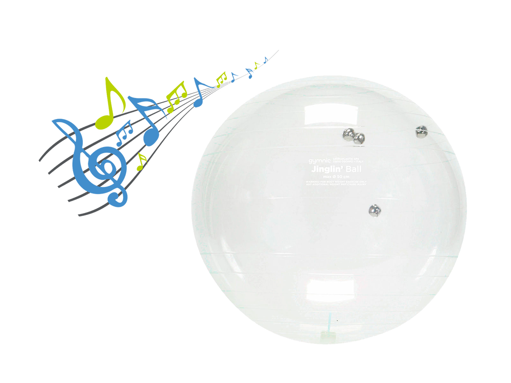 PEZZI Toys Jinglin Ball Klangball transparent Glöckchen