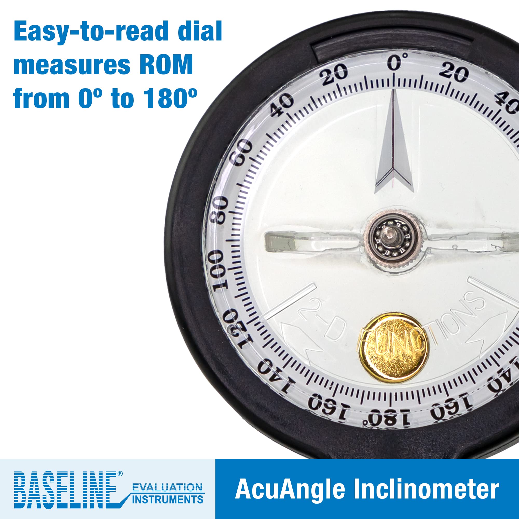 Baseline AcuAngle Inklinometer Neigungsmesser ROM Physiotherapie