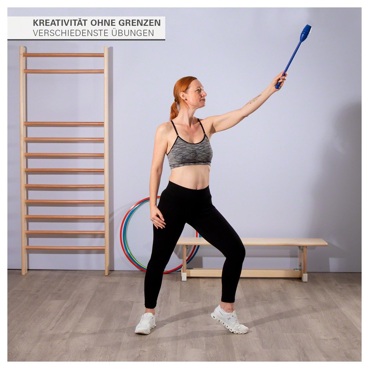 Sport-Tec Sport & Fitness Turnkeule 45 cm Blau Kunststoff