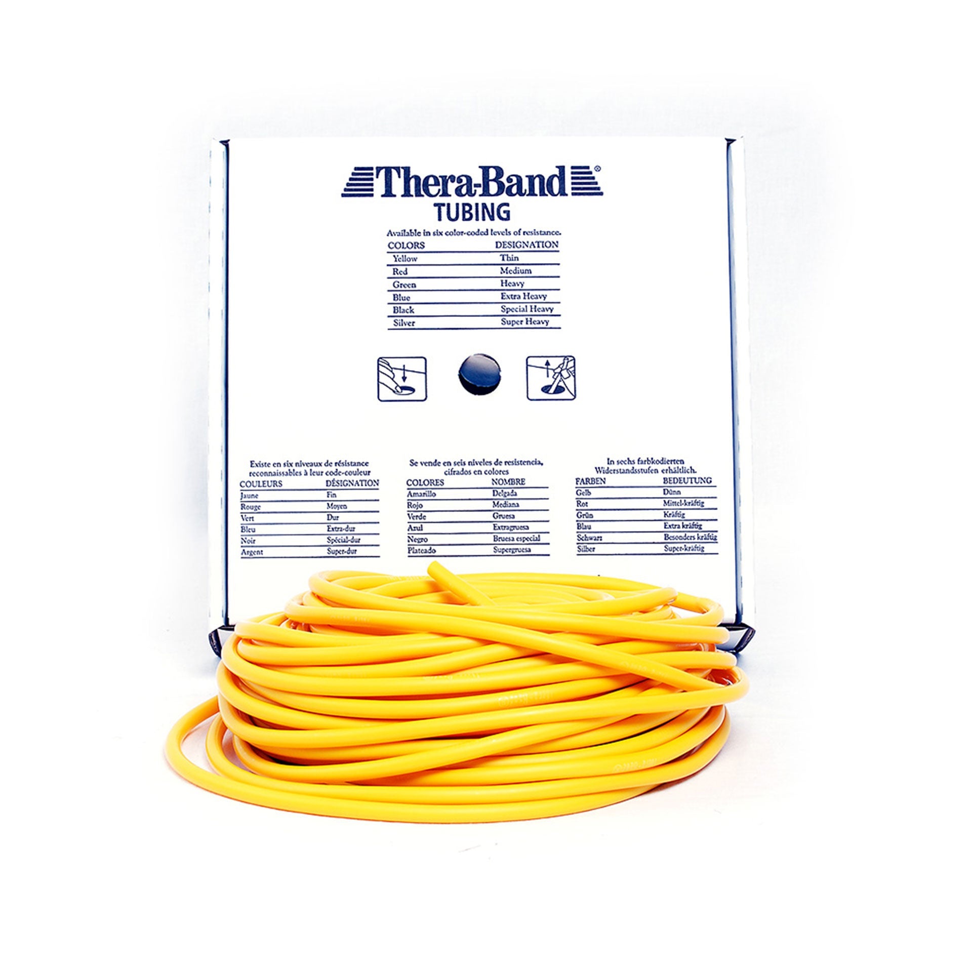 TheraBand Tubing Rolle 30,5m Naturlatex Beige