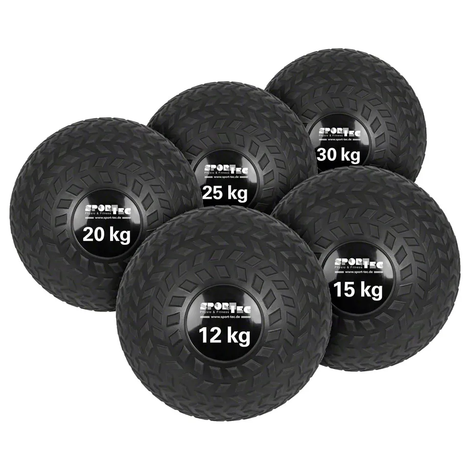 Sport-Tec Slamball-Set 5-tlg. 12-30 kg Trainingsball rutschfest
