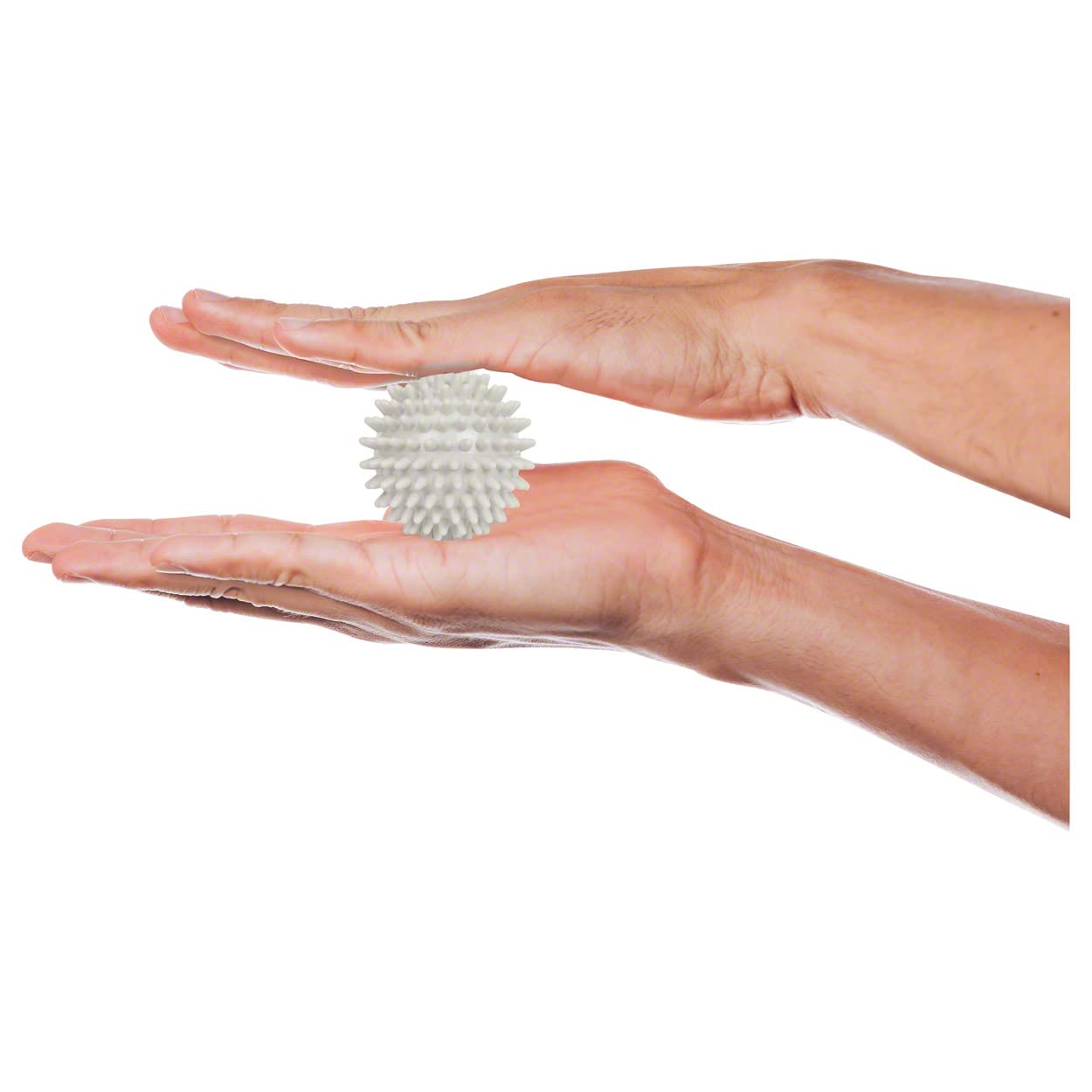 Sport-Tec Igelball Massageball 6 cm Lichtgrau hart