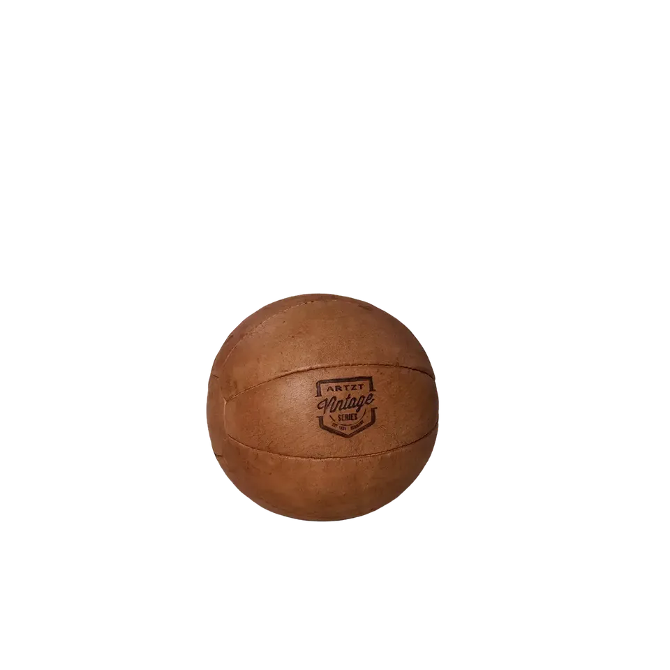 Artzt Vintage Medizinball Echtleder 2 kg