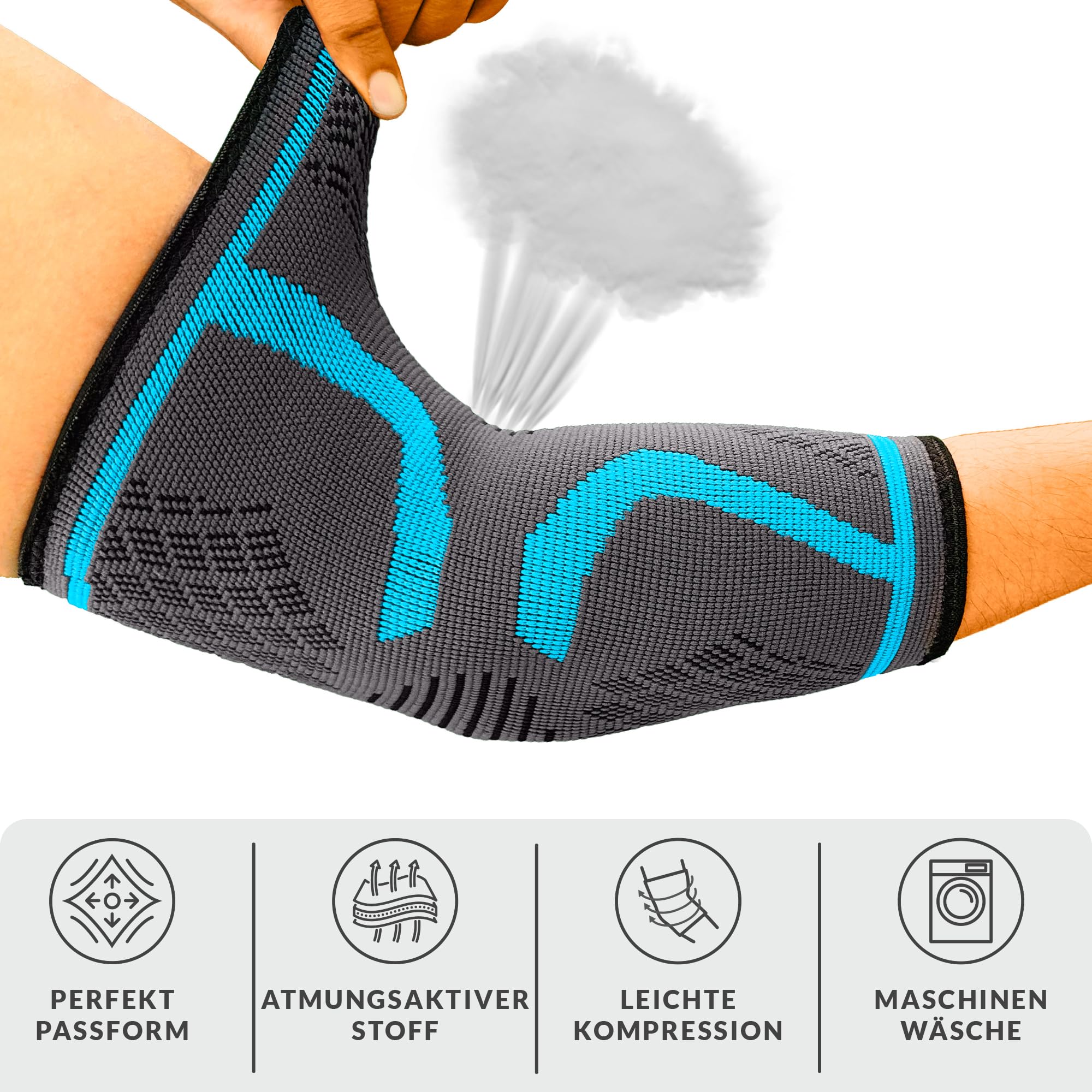 360 RELIEF Elbow Support Ellenbogenbandage S blau 1 Stück