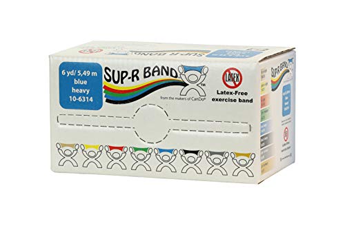 CanDo Sup-R Band Trainingsband latexfrei 5,5 m blau schwer