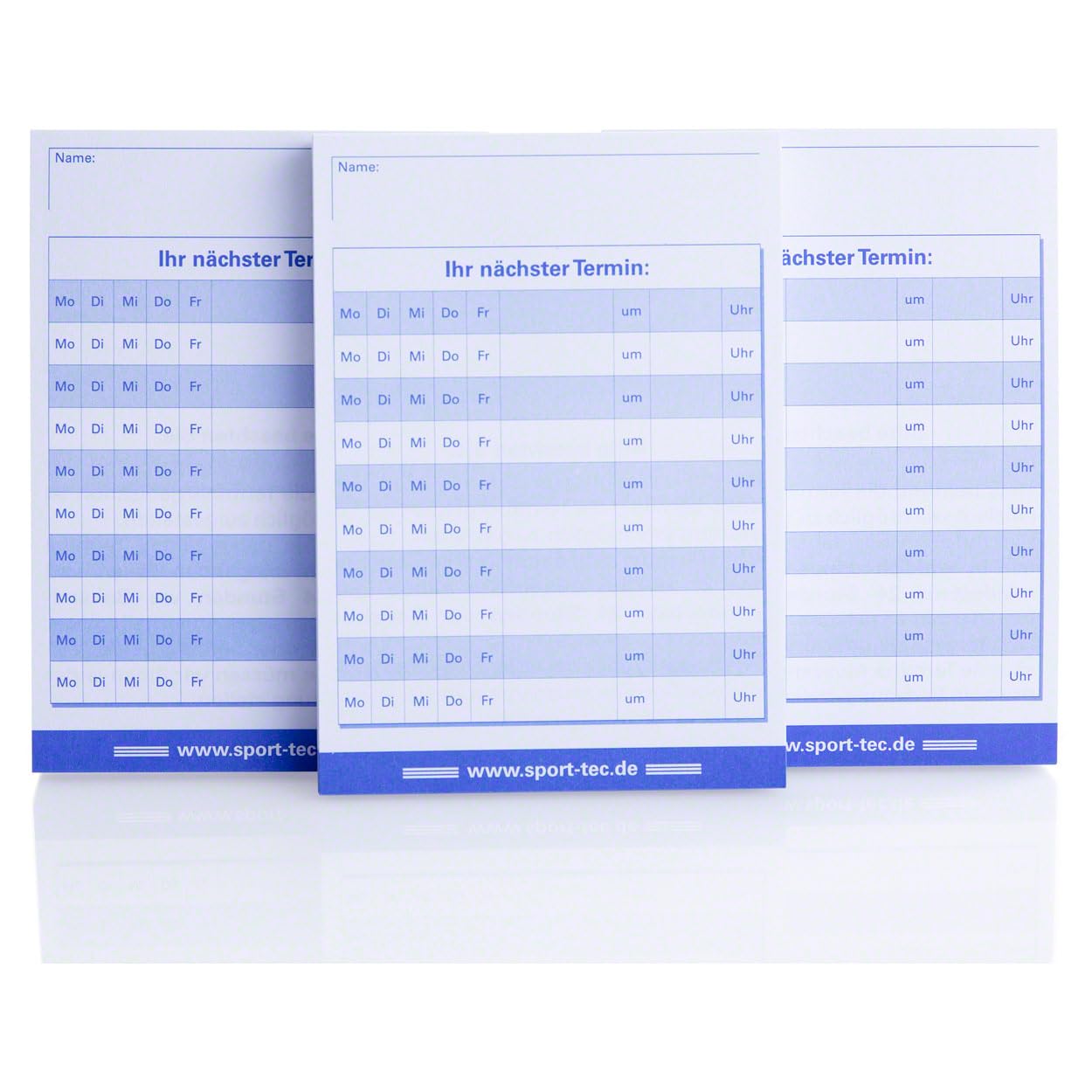 Sport-Tec Praxiseinrichtung Terminzettelblock A7 10x75 Blatt