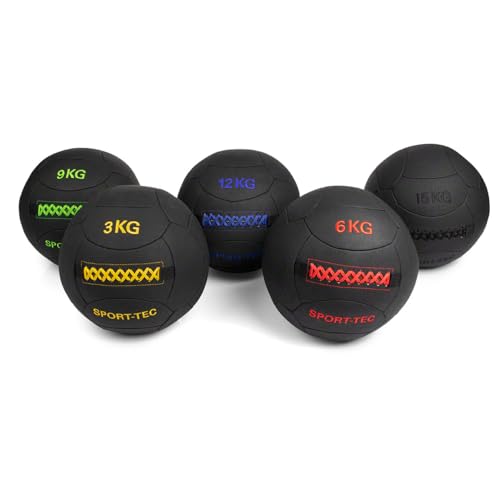 Sport-Tec Robusta Wall-Ball-Set 3-15kg 5-teilig