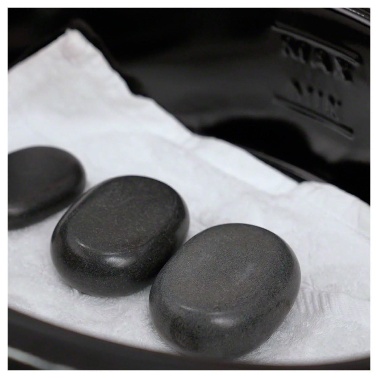 Sport-Tec Wellness Hot Stone Set klein Wärmegerät 45 Steine Massage