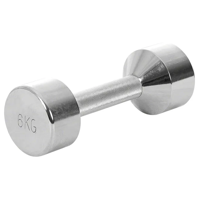 Sport-Tec Chromhantel 6 kg Kurzhantel verchromt