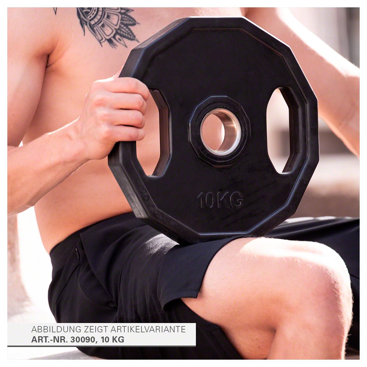 Sport-Tec Sport & Fitness Olympia Hantelscheibe 5 kg Gummi