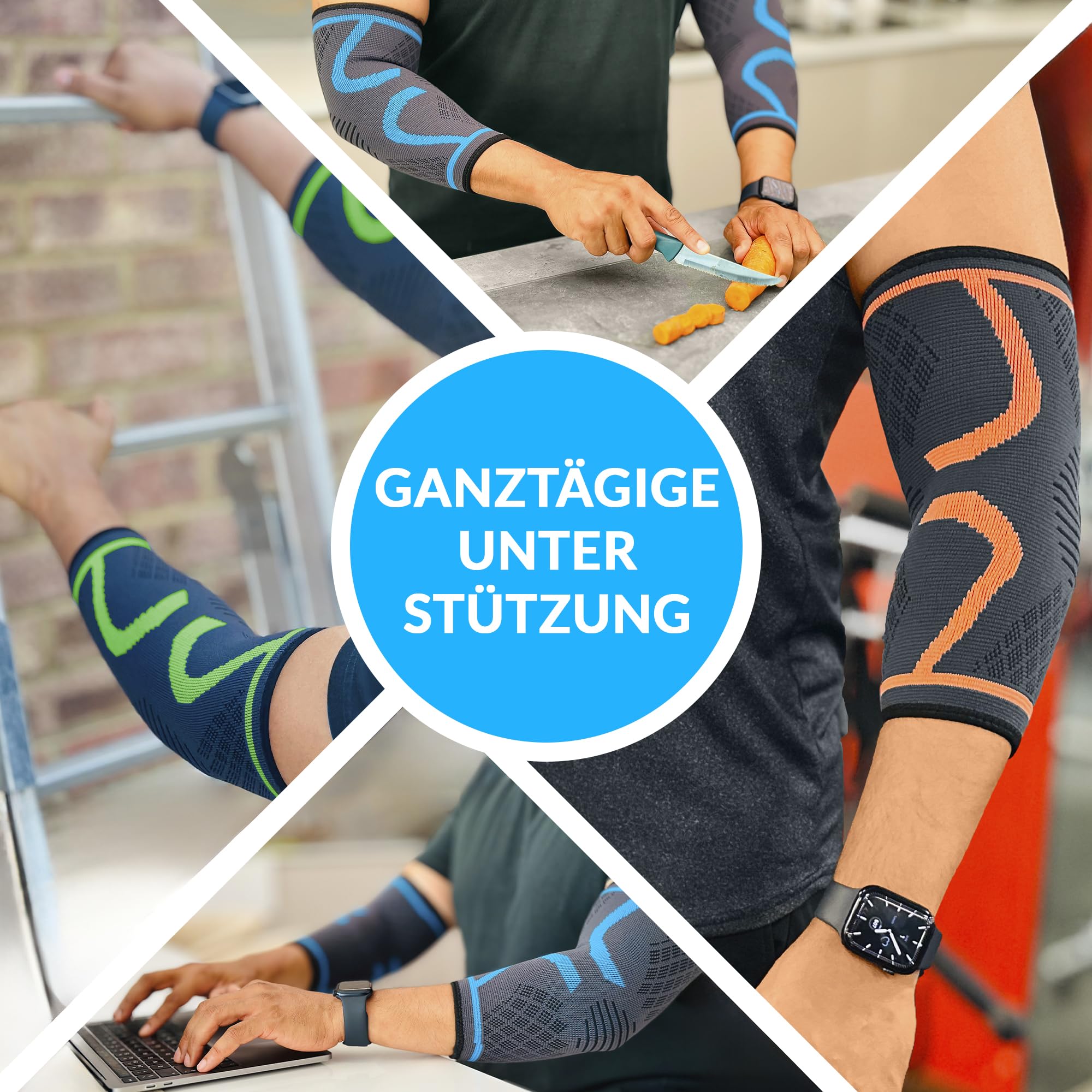 360 RELIEF Elbow Support Ellenbogenbandage S blau 1 Stück