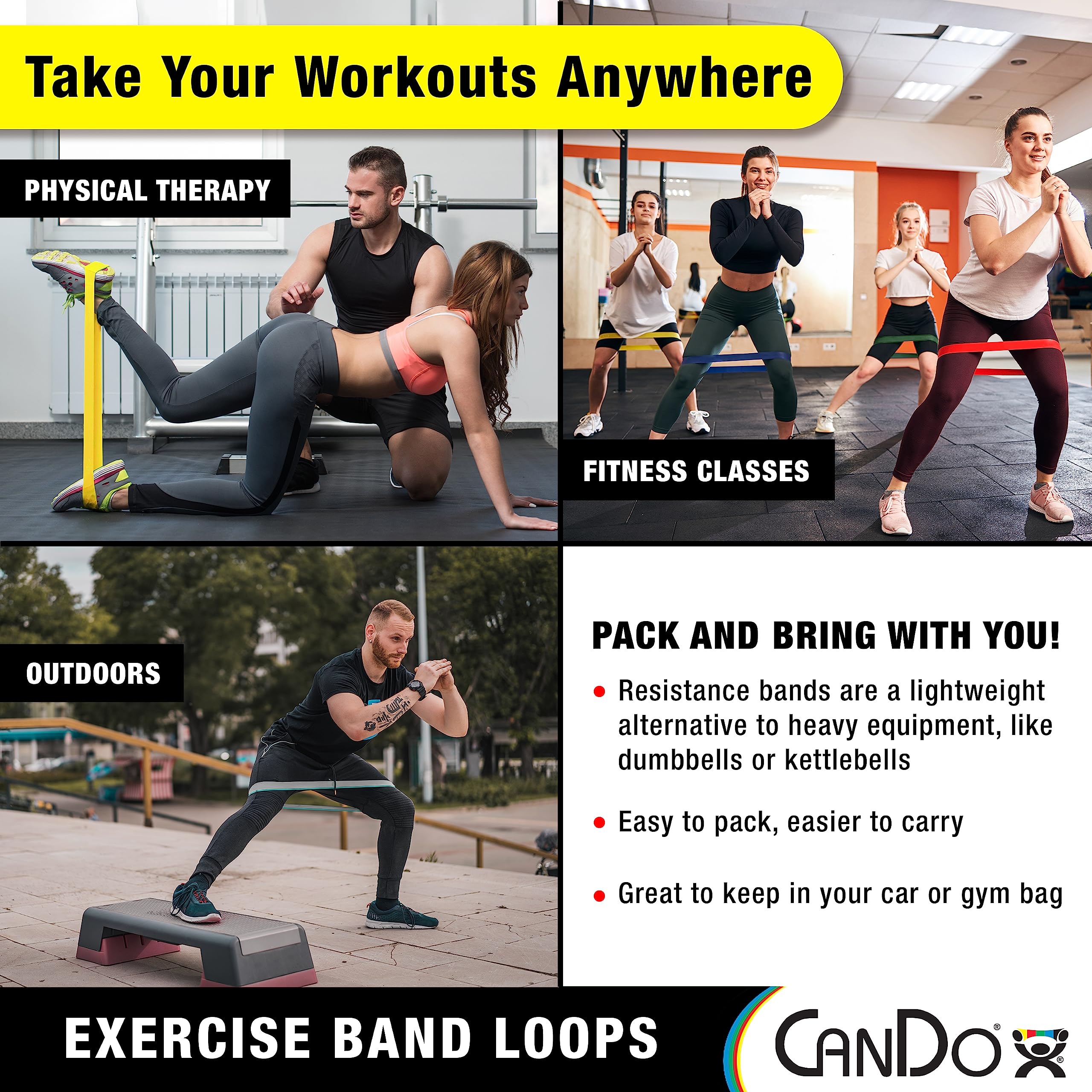CanDo Bodytrainer Loop Gold 25,4 cm Ultra Schwer