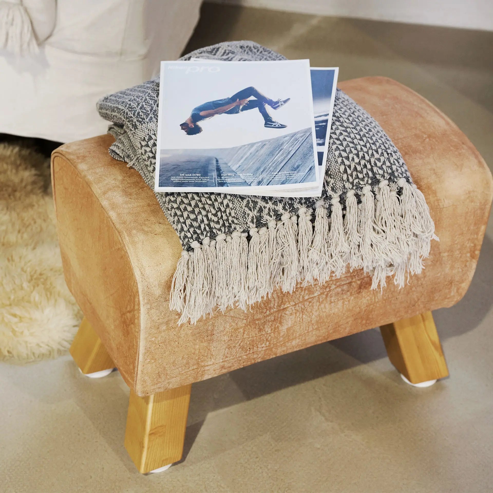 ARTZT Vintage Turnbock Rindsleder 57,5x35x45 cm