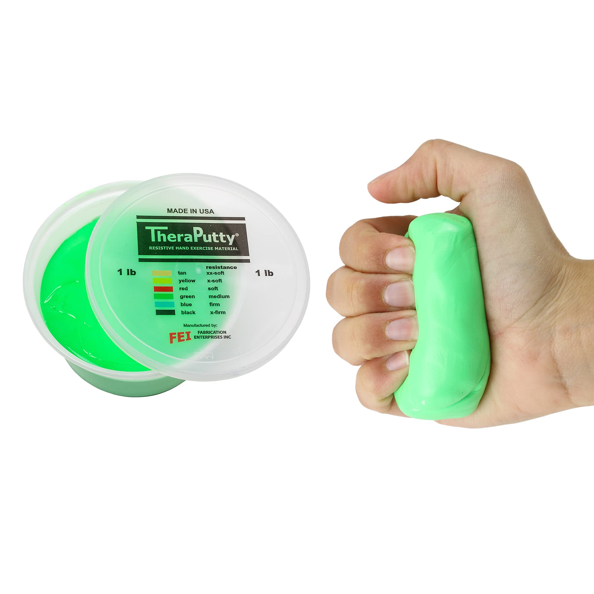 CanDo Theraputty Therapieknete 170 g grün medium