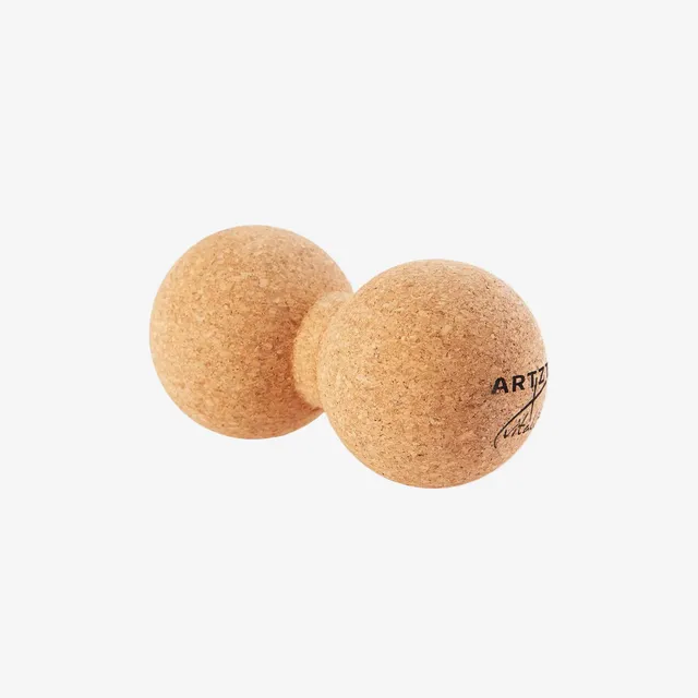 ARTZT vitality Duoball Kork Faszienball 16 cm nachhaltig