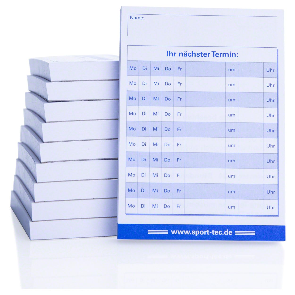 Sport-Tec Praxiseinrichtung Terminzettelblock A7 10x75 Blatt