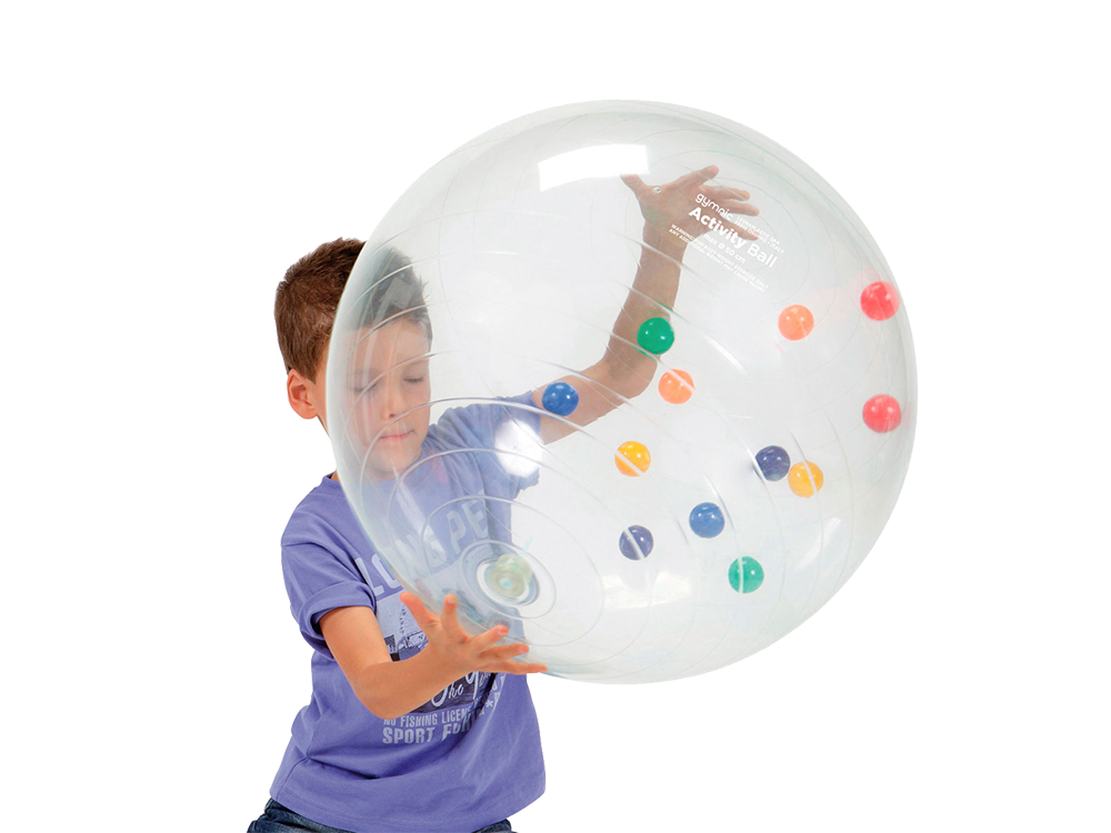 PEZZI Physiotherapy Activity Ball Sensorikball transparent